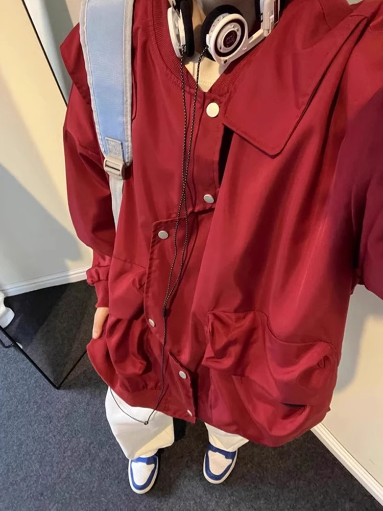 

Винтажная красная американская бейсбольная куртка Sle, мужская весенне-осенняя куртка MA Pilot Jaet, маленькая дизайнерская верхняя одежда, пальто