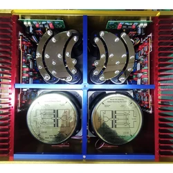 Black widow NHB-268 Three amplifier reference Swiss DarTZeel NHB-108 line fully balanced sound amplifier