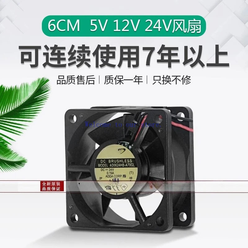 

Для ADDA 6010 6015 6020 6025 5 В 12 В 24 В 6 см инверторный охлаждающий вентилятор