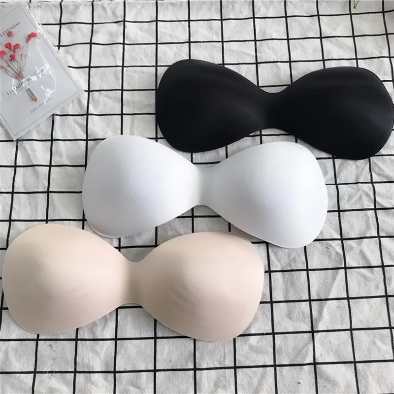 Thick Chest Pad, Bras Undergarment Breast Cover Sponge Illustration Gather Type Pad