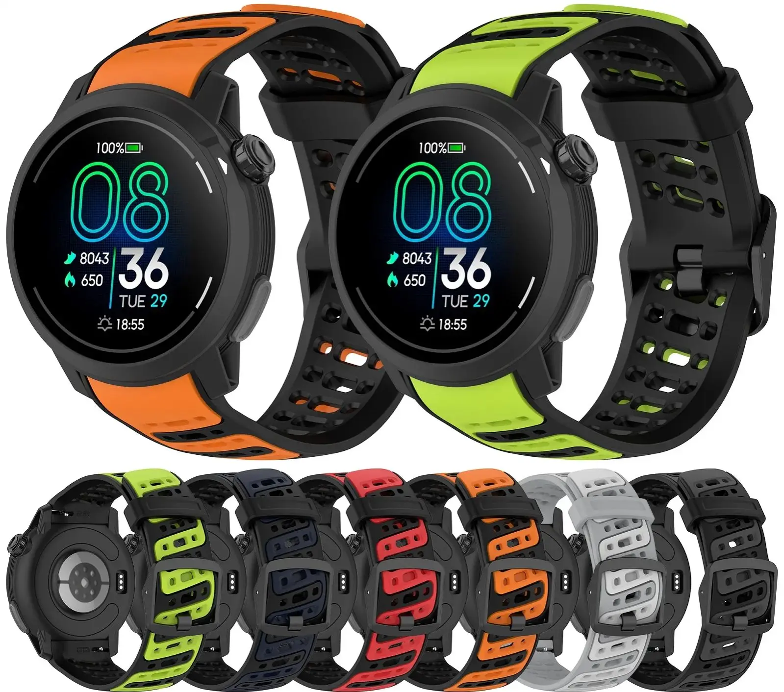 Fashion Silicone WatchStrap For COROS PACE Pro SmartWatch Band Bracelet Sport Wristband For COROS PACE Pro Strap watchband belt