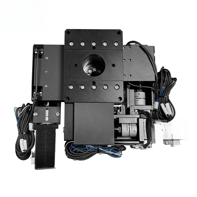 Three-axis electric fine-tuning slide Optical table Rotary displacement platform Electric slide table