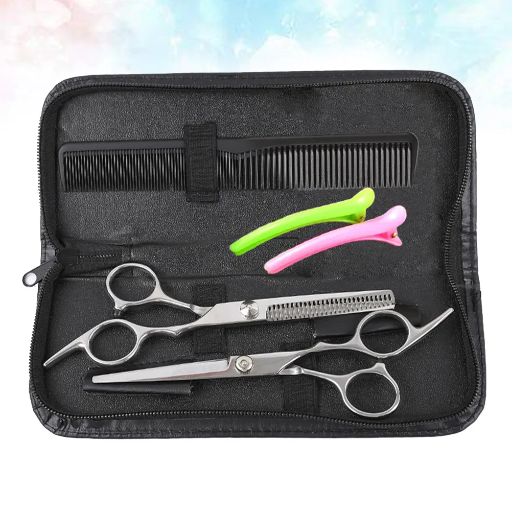

1Set Hairdressing Scissors Set Professional Stainless Steel Barber Kit Ergonomic Handle Portable Hair Styling Tools Hair Salon