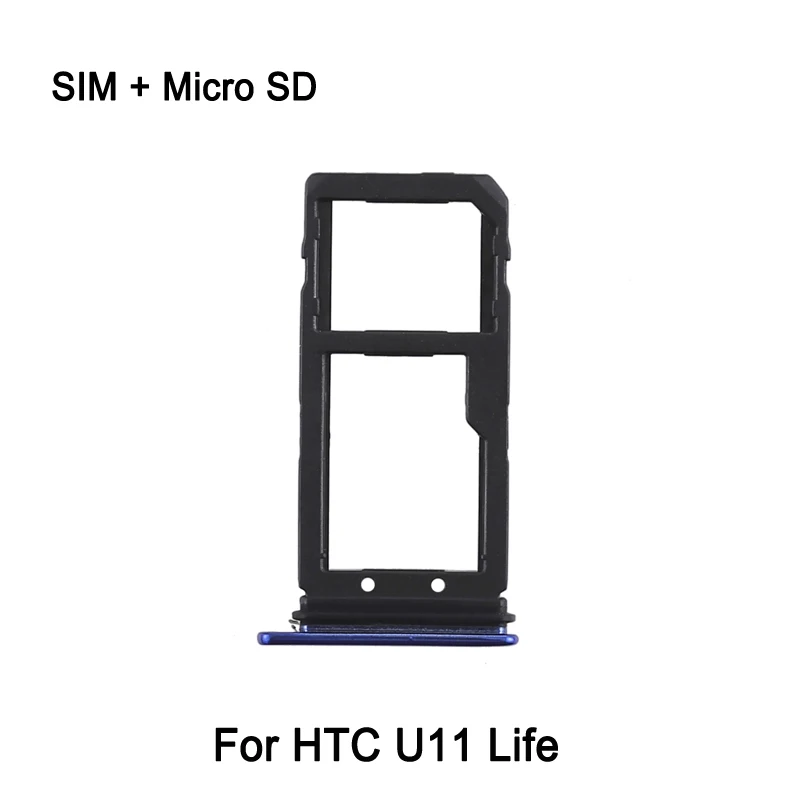 

Запасная деталь для HTC U11 Life SIM Card Tray + лоток для карт памяти Micro SD