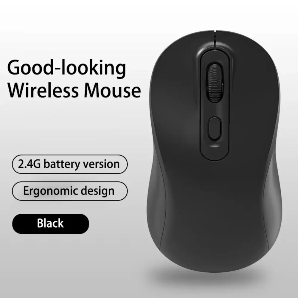 2.4GHz Macaron Wireless Mouse Noiseless 1600DPI Ergonomics Wireless Mouse Convenient Lightweight Colorful Wireless Mouse