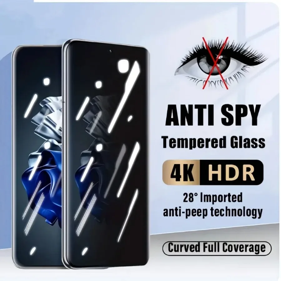 

1Pcs Privacy Protection Glass for Huawei Mate 60 ProPlus 70 Pro Mate 60 50 RS 50E 40 ProPlus 30 RS 20 Lite Anti-Spy Glossy Film