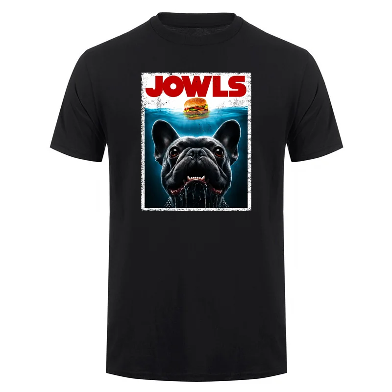 Funny Black French Bulldog T Shirt Men Women Casual Tshirt 100% Cotton Loose Oversized Frenchie Mom Dog Dad T Shirt DY-448