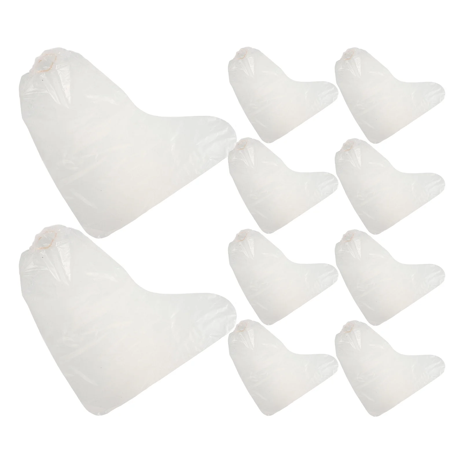 

10pcs Thickened Protective Shoe Covers Nonslip Rainproof Overshoe Booties for Sneakers Boots High Heels Keep Dry Clean