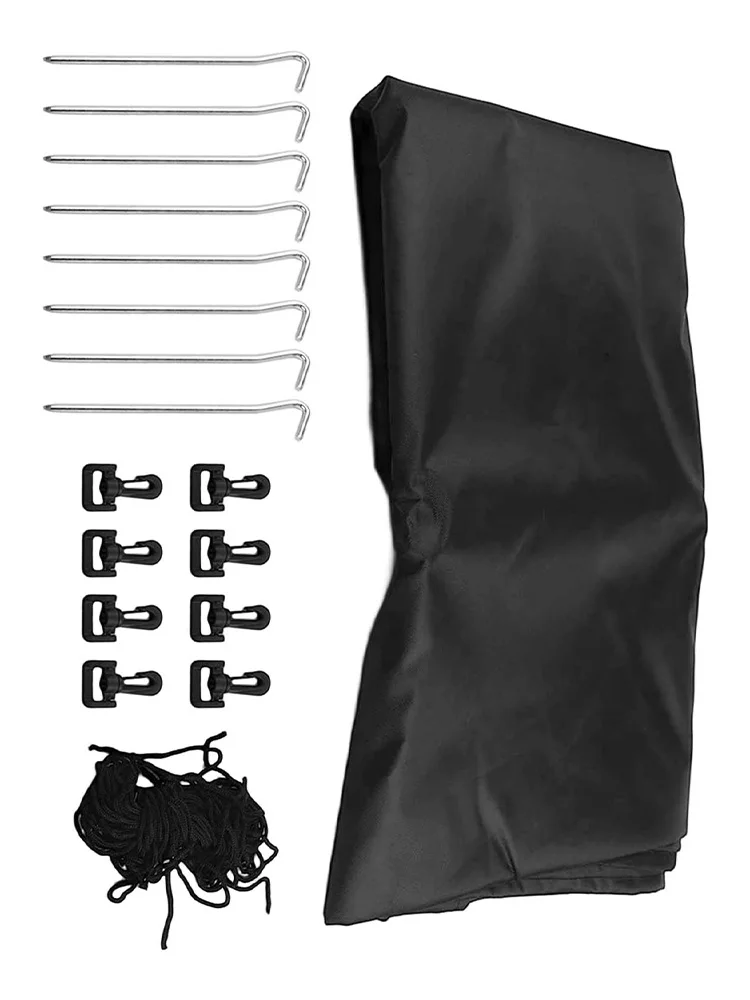

1Set Oval Pool Cover Protector With Accessories Set For Above Ground Pool Swimming Pool Ground Cloth Cover Protector