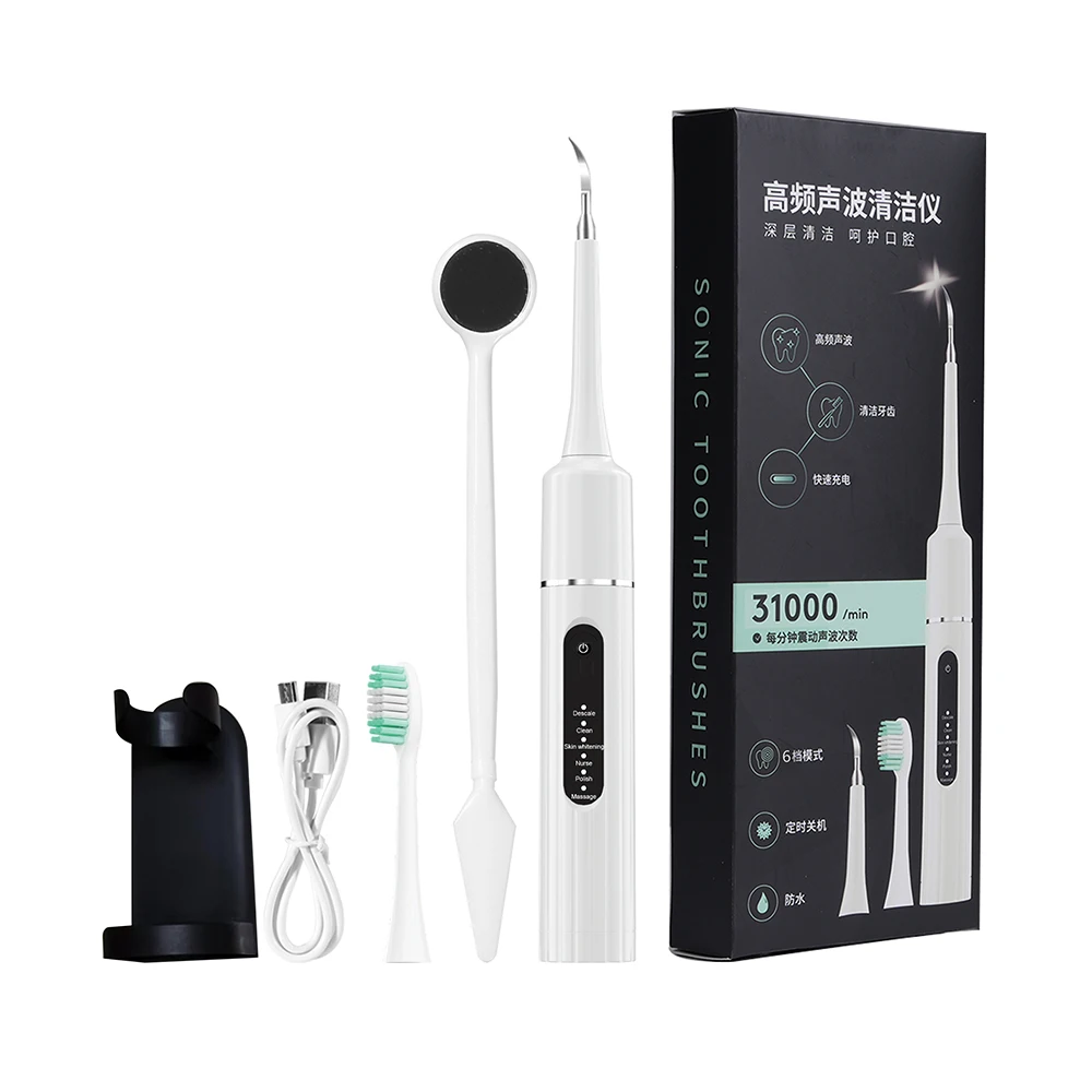 DZK LC-H161 High-frequency Vibration Electric Tooth Cleaner  Plaque Remover Tartar Scaler