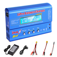 HTRC Imax B6 80W Lipo Charger For Lipo NiMh Li-ion Ni-Cd PB Battery Digital LCD RC Balance Charger Discharger + 15V 6A Adapter