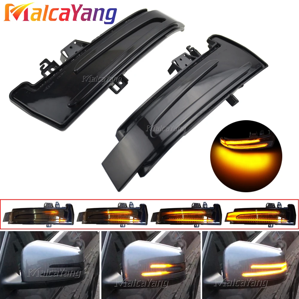 1 Pair Car Rear View Mirror Turn Signal Light For Mercedes-Benz W221 W212 W204 W176 W246 X156 C204 C117 X117 LED Blinker Lamp