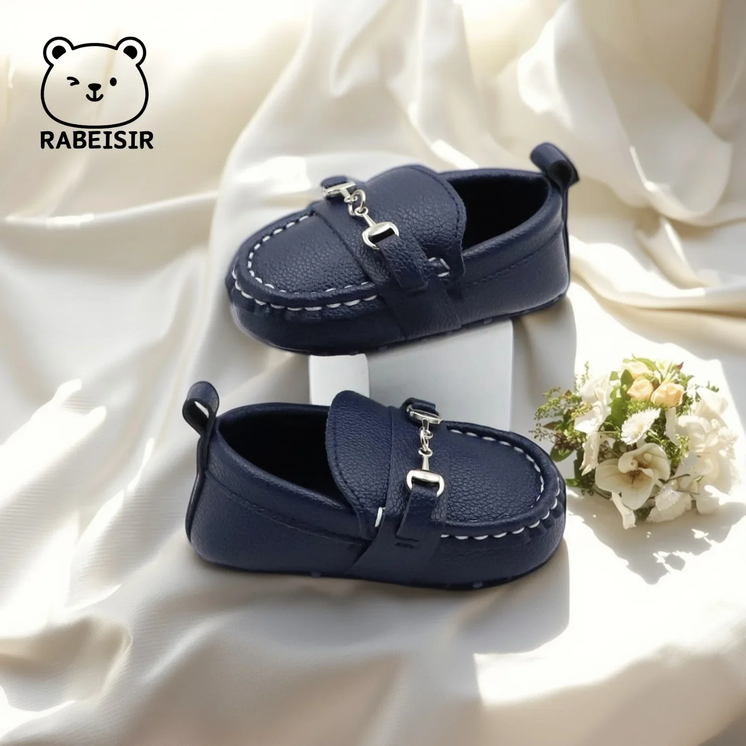 أحذية أطفال رجالية، أحذية فول ريترو، أحذية مشي للأطفال، 6-12-18 شهرًا، نعل ناعم، مضادة للانزلاق، قابلة للتنفس