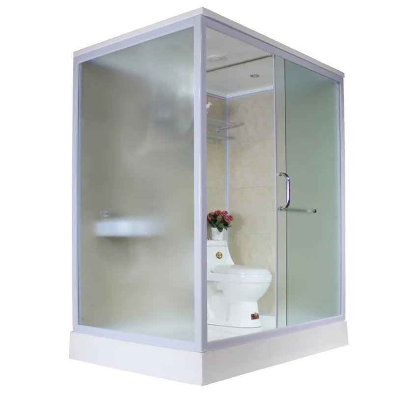 

Integrated toilet Integrated toilet Integrated shower room Bath room Dry and wet separation bathroom Tempered glass Warm air