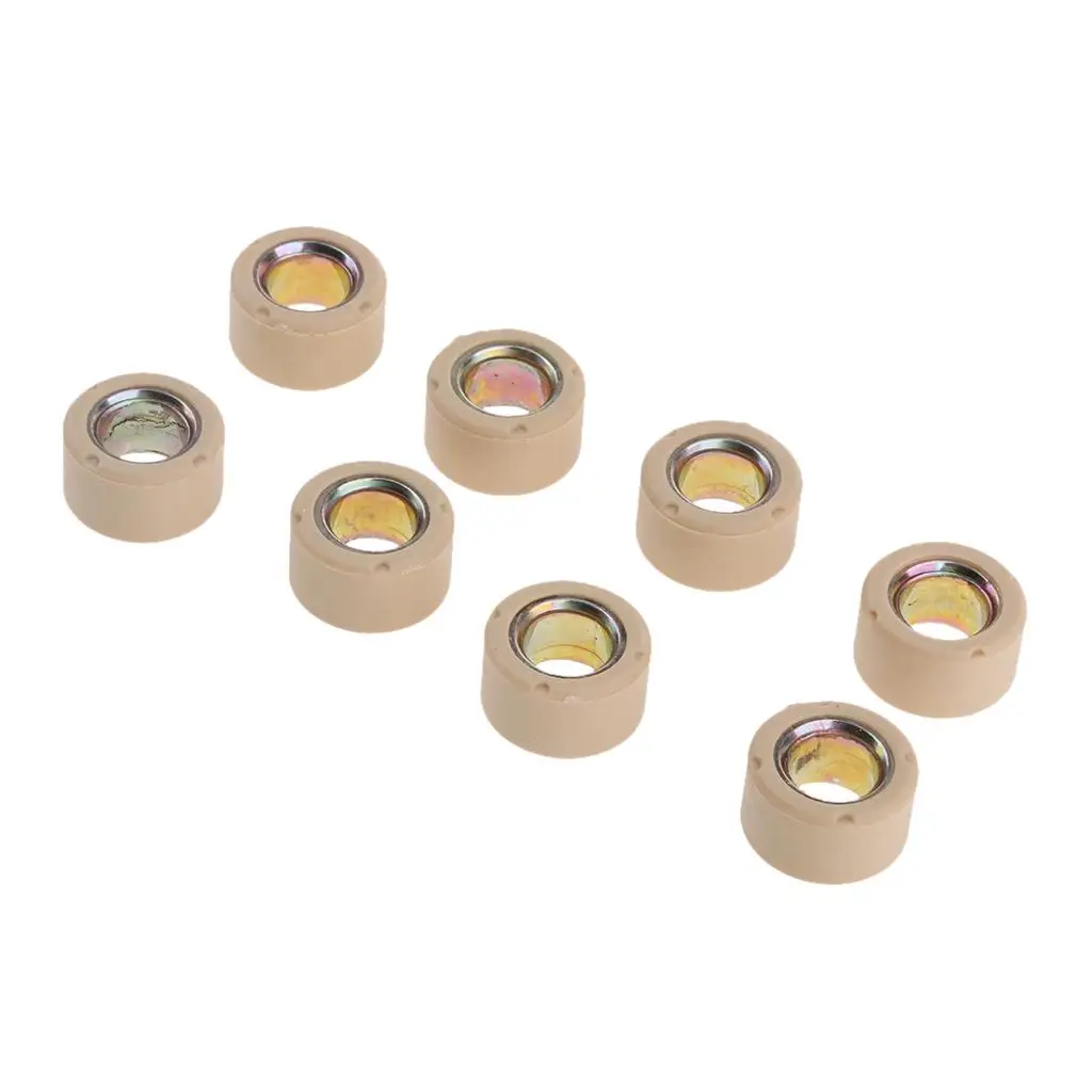 8 Pieces Performance Racing 20x12mm Variator Roller Weights 12.8 gram for Yamaha LH250 YP250