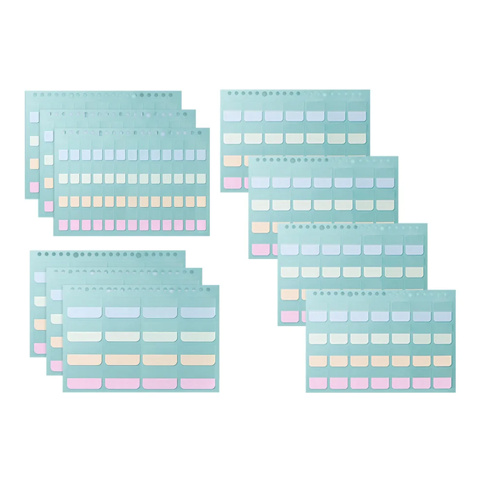 

316pcs Book Tabs Sticky Labels For Annotating Books Self-Adhesive Page Markers Compact Reading Organizer School Office Study Aid