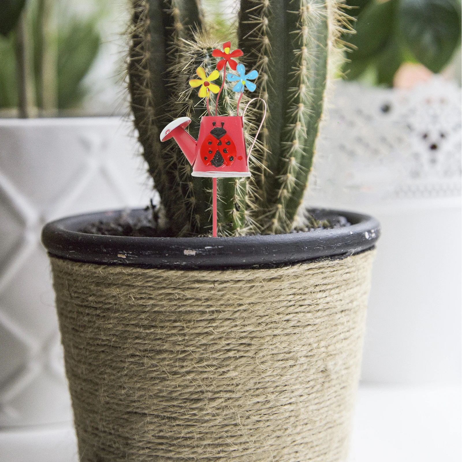 

Metal Flower Holder naments Pot Decoration Plant Decorations for Pots Yard Garden Flowerpot DIY Stakes Outdoor Accessories Micro