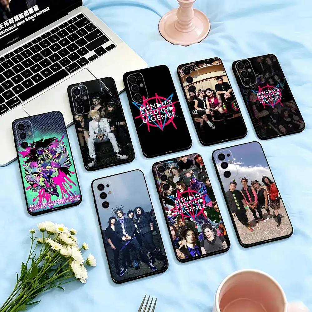 M-Mindless S-Self Indulgence  Phone Case Black Silicone Soft For Samsung S26,S25,S24,S23,S22,S21,S30,Ultra,Plus,Fe,Lite