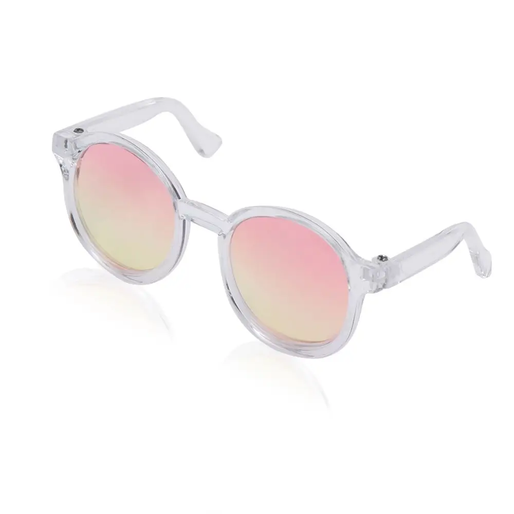 Classical Korea Changing Clothes  Decoration  Round Glasses Color Dolls Glass Accessories