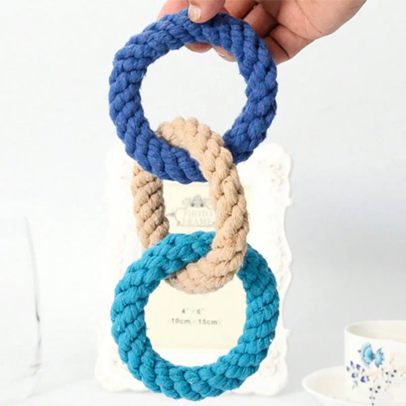 Dog Rope Toy Aggressive Chewers - 1pc Large Tough Chew Toys for
