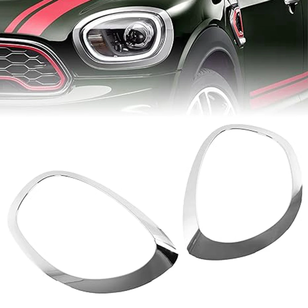 

ABNF! Кольцо накладки на переднюю фару для MINI Cooper Countryman F60 2017-2021, накладка на фару