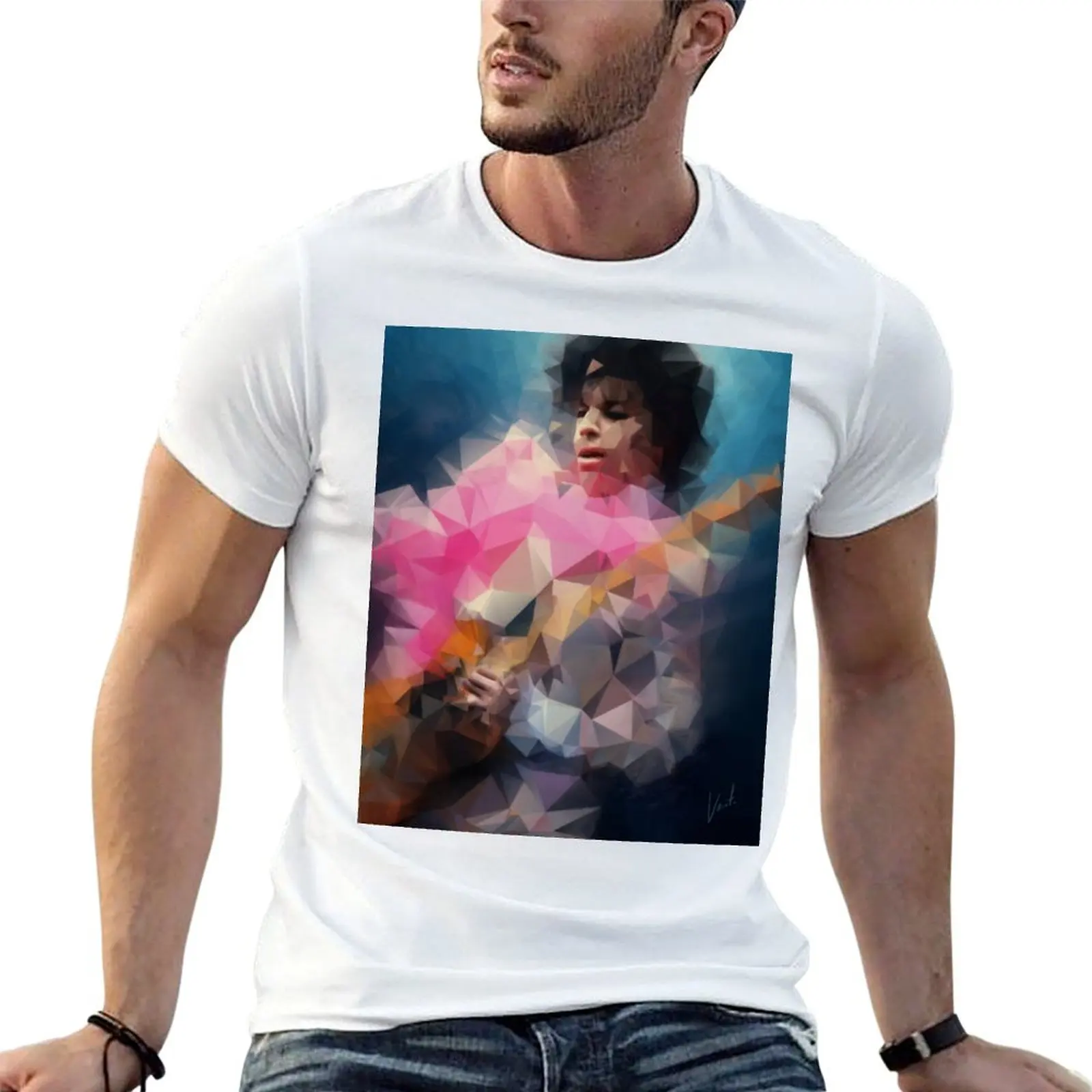 

Футболка Prince by Vart, мужские футболки с принтом, мужская футболка из хлопка, футболка из 100% хлопка