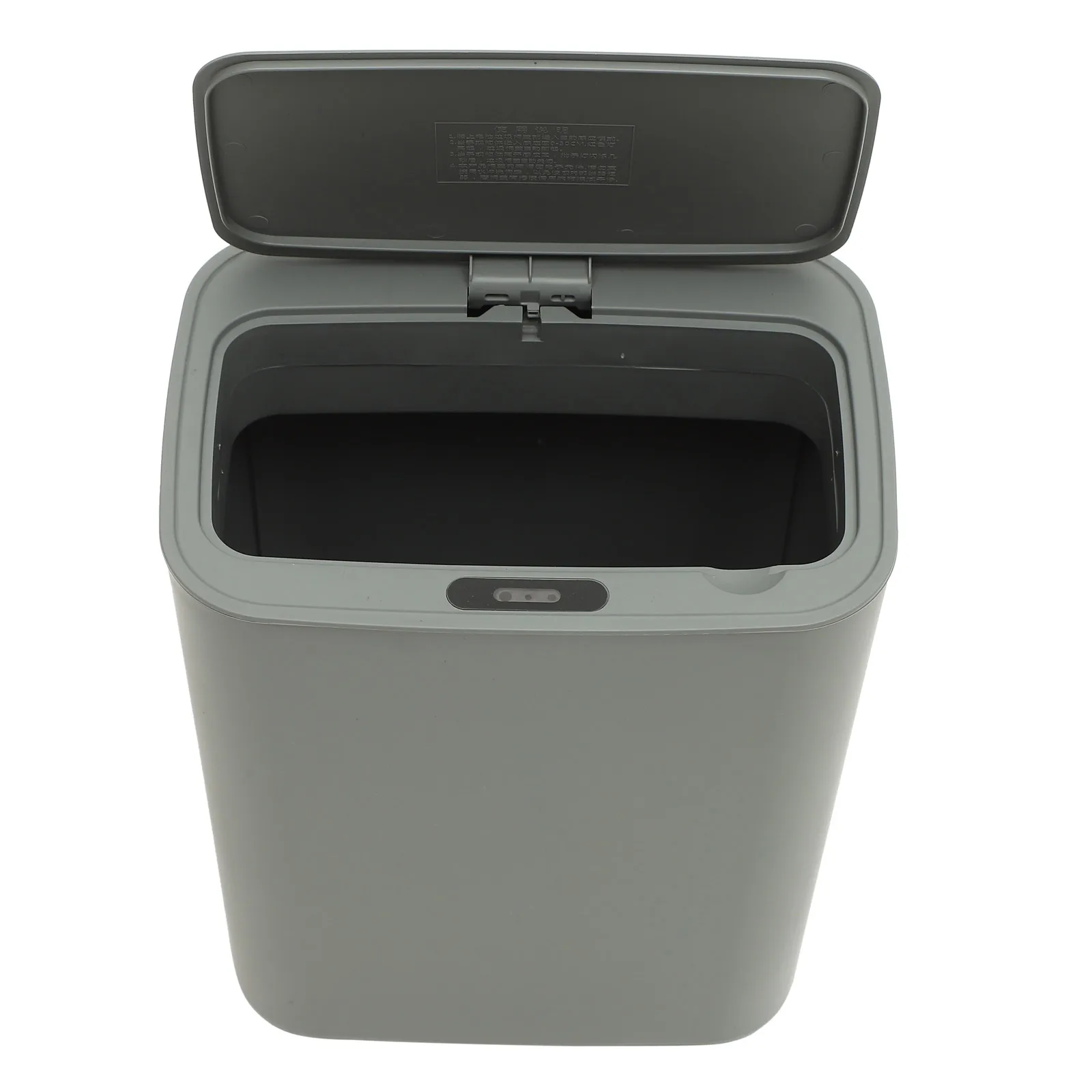 1pc Smart Inductive Trash Can Household Automatic Garbage Bin Silent Eco-Friendly Bedroom Study Use Grey Color Garbage Storage