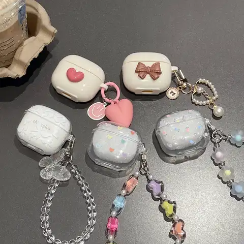 1pc Earphone Cases with Bracelet for Lenovo LP40 / LP40 Pro Protective Cover Headphone Accessorie Protective Box