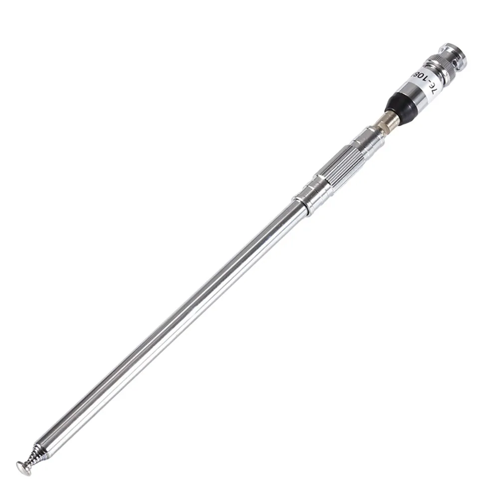 Telescopic Antenna For Walkie Talkie BNC Antenna Metal Material Telescopic Length Adjustment Changeable Direction