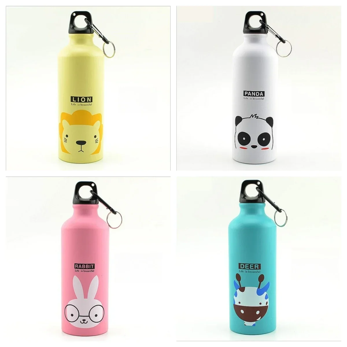 Bolttle Lovely Animals Creative Gift Outdoor Portable Sports Cycling Camping Hiking Bicycle School Kids Water Bottle