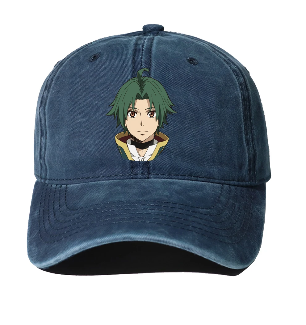 

Teenagers Cartoon Denim Baseball Cap Hats Men Women Cowboy Hats Washed Cotton Hip Hop Cap for anime Grancrest Senki Hat