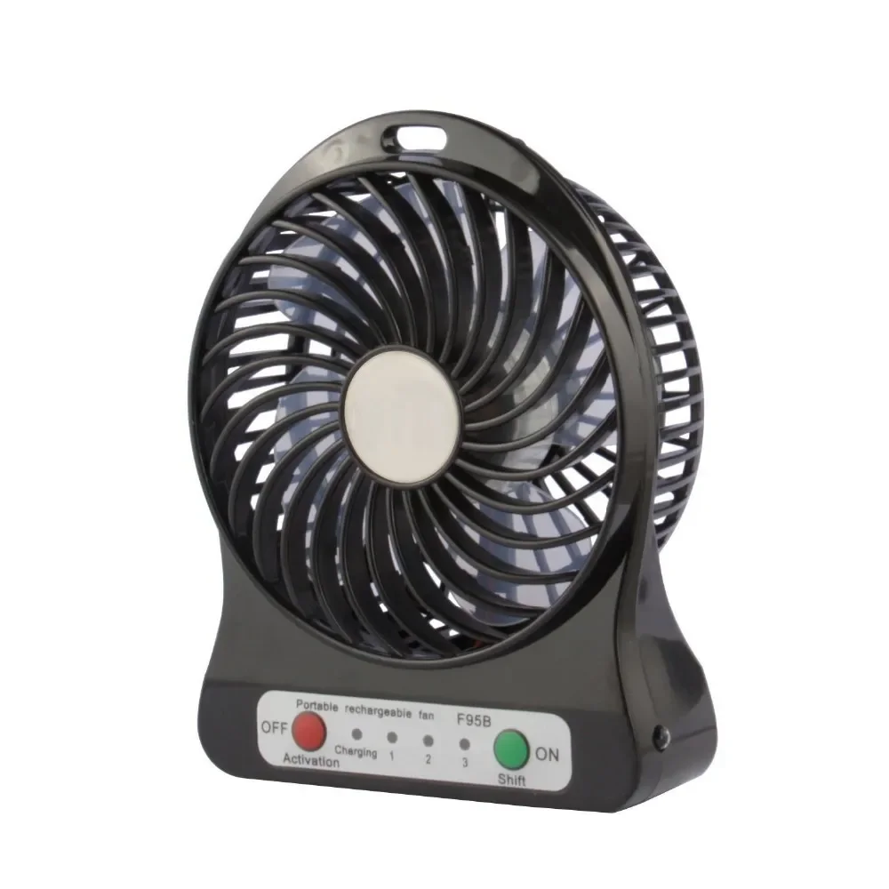 Dropshipping usb mini ventilador ventiladores elétricos portáteis com led, ar condicionado de refrigeração de mesa.