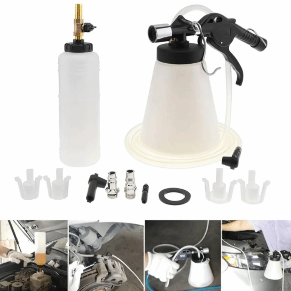 

Vacuum Tool Car Brake Bleeder Pneumatic System Clutch Fluid Oil Change Purge Tank Hydraulic Brake Capacity Repair Tool
