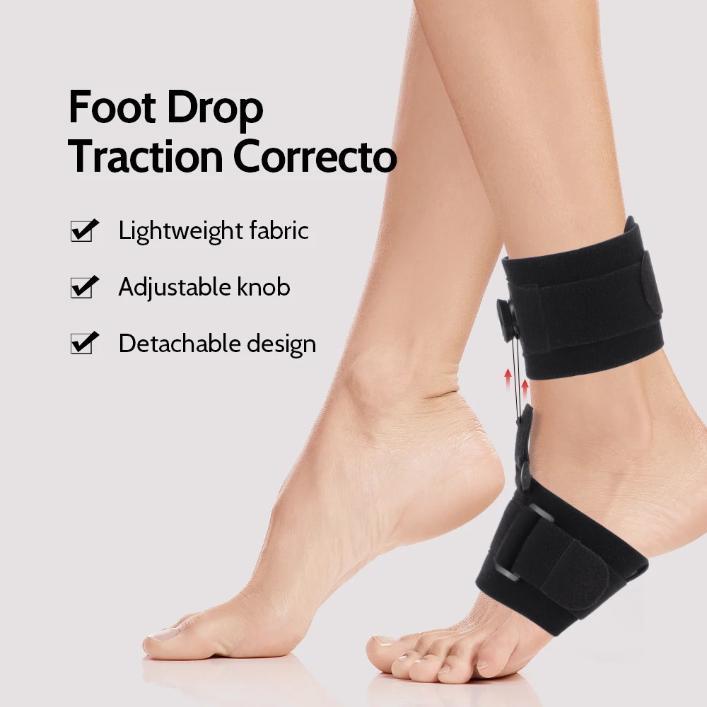 Foot Drop Traction Corrector Orthosis Improving Walking Posture Rotation Adjustment Foot Sagging Foot Corrective Support Brace