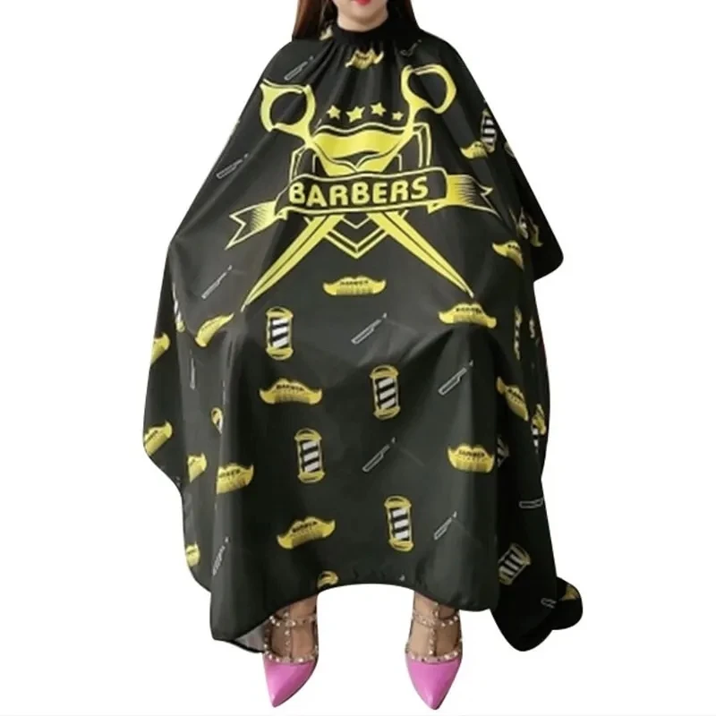 

1 шт., тканевый фартук для стрижки волос, накидки для волос, парикмахерское платье, профессиональная парикмахерская, прочная и удобная накидка для салона C0033A