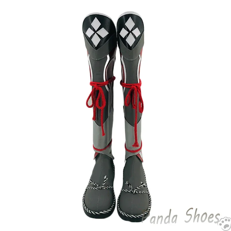 أحذية Genshinimpact Iwakura Clan التأثيرية أحذية أنيمي لعبة طويلة أحذية Iwakura Clan التأثيرية أزياء الدعامة لحفلات الهالوين