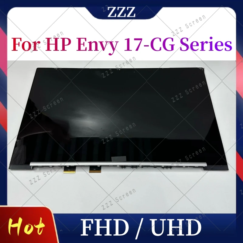 

L87971-001 L87972-001 17.3" FHD 1080P For HP Envy 17m 17-cg 17m-cg LCD Screen Laptop Replacement Assembly Touch Display Panel