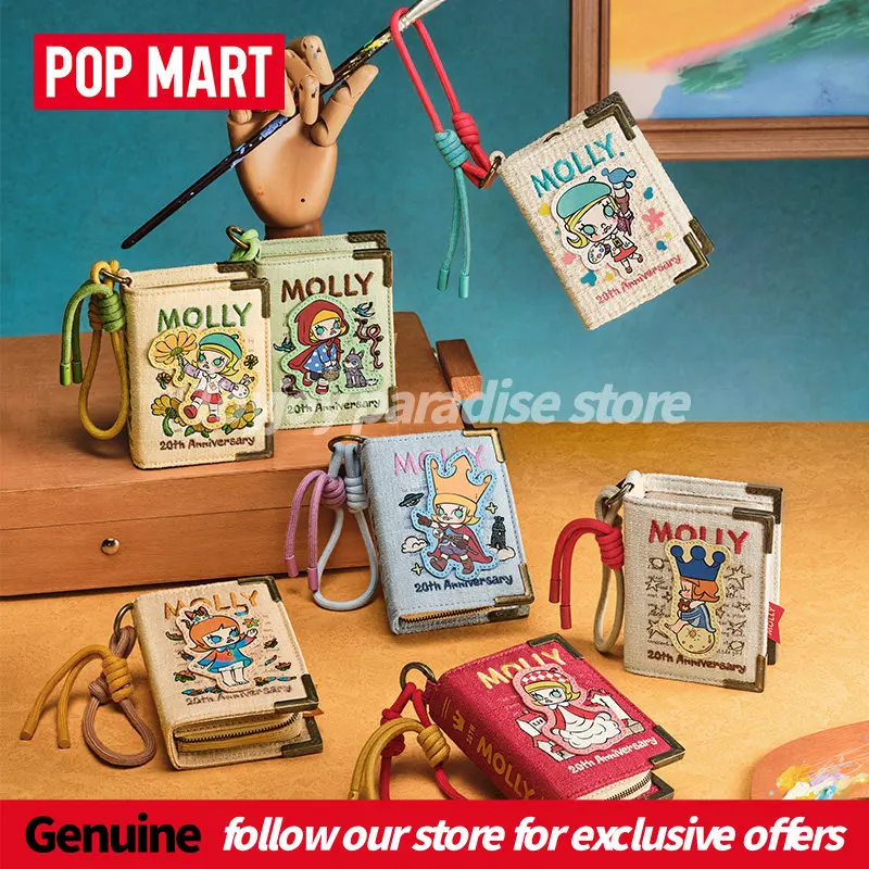 

New Authentic Pop Mart Molly Scenery Along The Way Series Mini Memory Album Bag Blind Box Cute Molly Bags Trendy Birthday Gifts