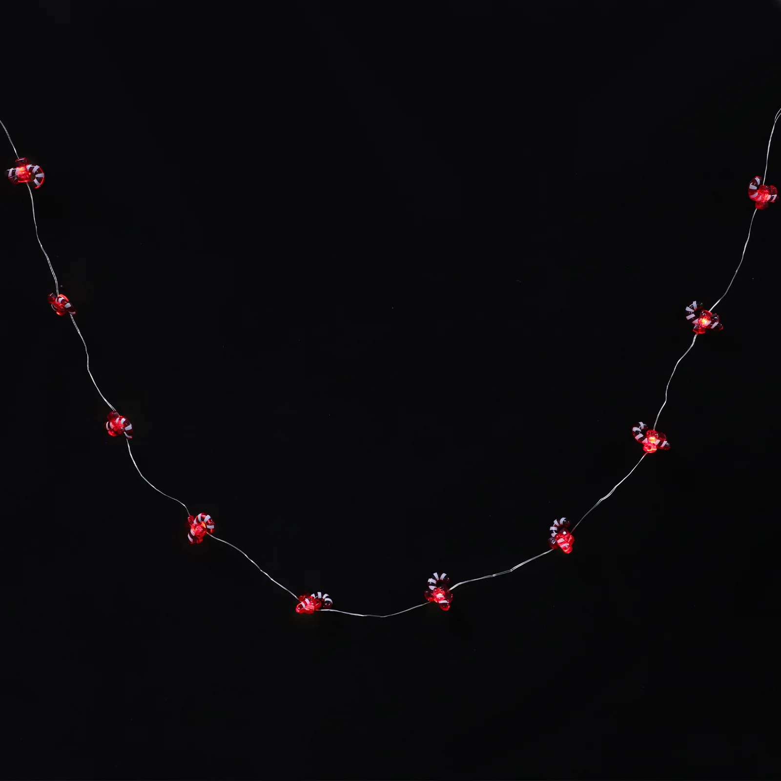 

Christmas Tree Light String Candy Cane Bowknot Decorative Flexible Wire String Light for Xmas Tree Party Bedroom Outdoor Fairy