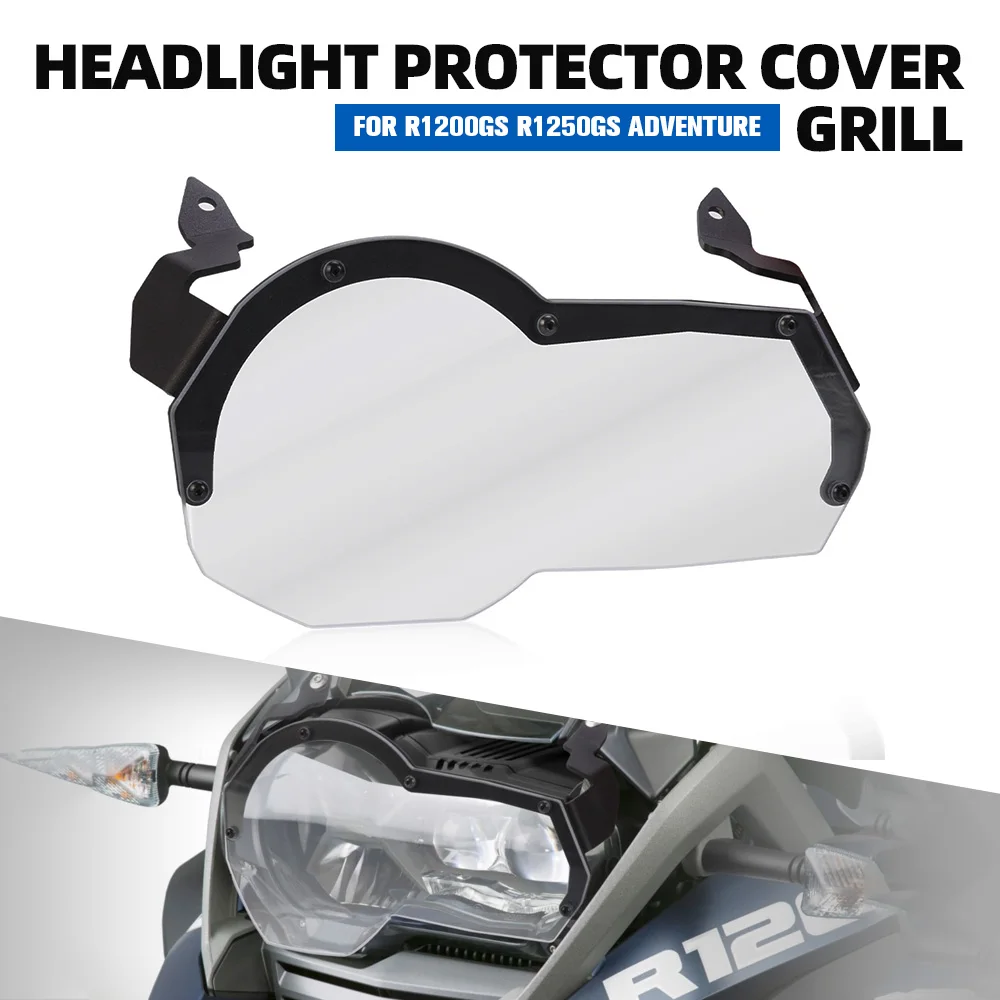 

Motorcycle Headlight Protector Head Lights Grille Protection Guard Cover FOR R1250GS Adventure LC/ R 1250 GS Adventure 2019-2023
