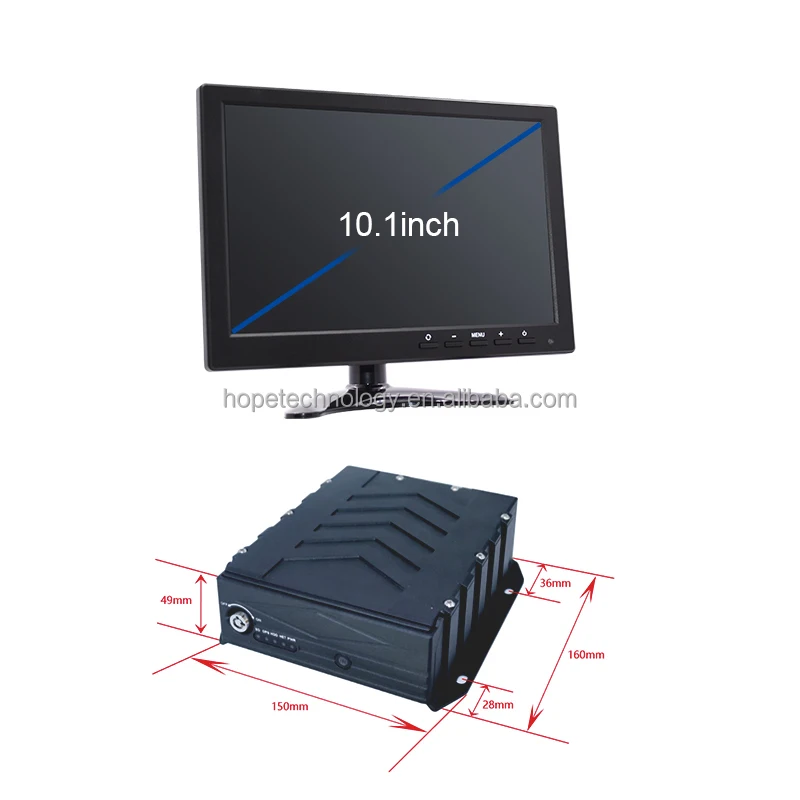 การจัดการยานพาหนะ การเฝ้าระวังยานพาหนะ ฮาร์ดไดรฟ์แบบพกพา การ์ด SD 4G GPS CMSV6 MDVR