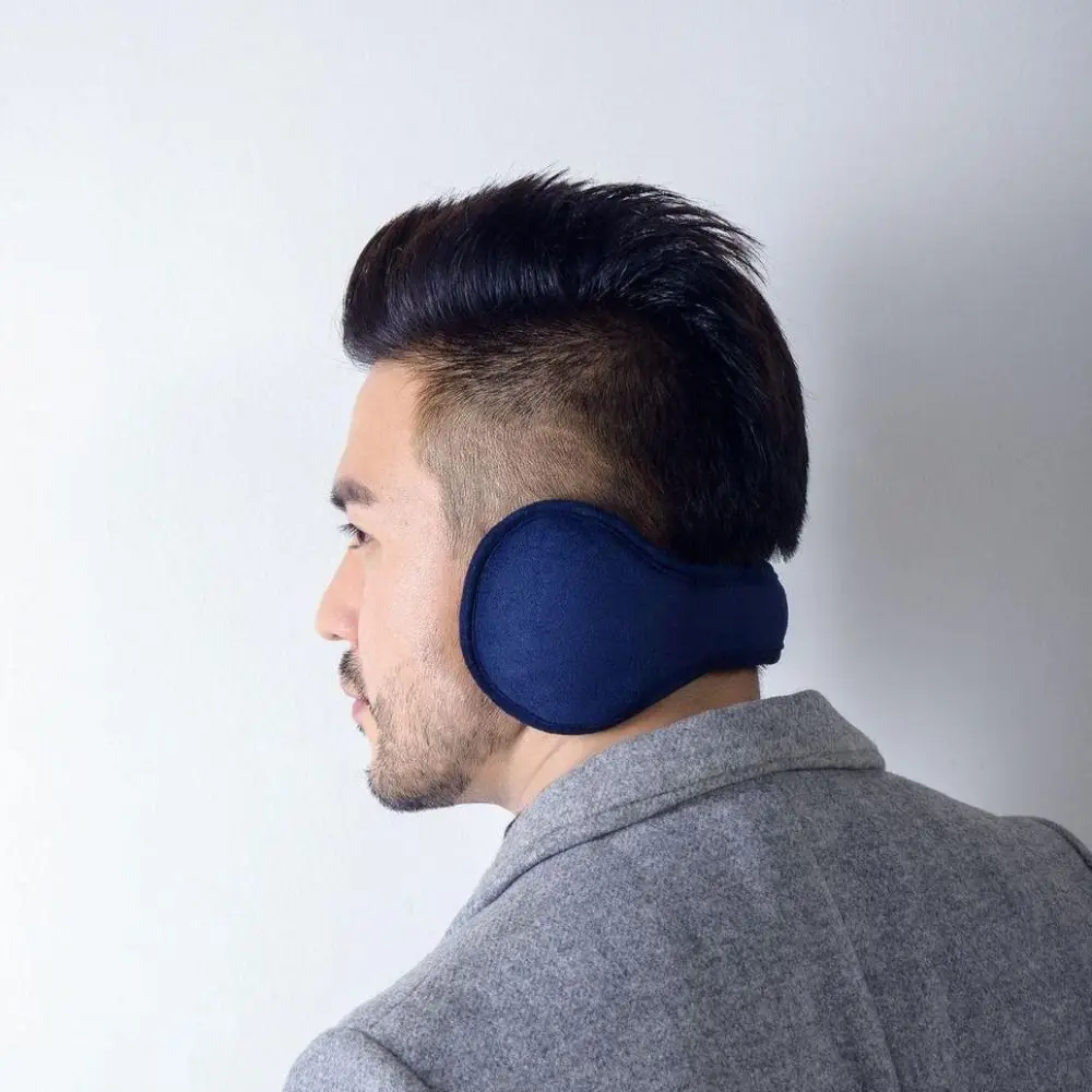 

Теплый ветрозащитный флисовый фаршированный простой за головой, толстые грелки для ушей, мужские наушники, женские наушники