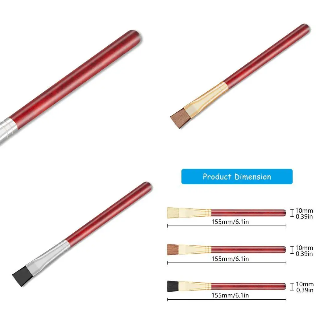 

652F Lightweight Watch Repair Toolkit 3 Cleaning Brushes for Clock Repair Delicate Movement Maintenance and Lubrication