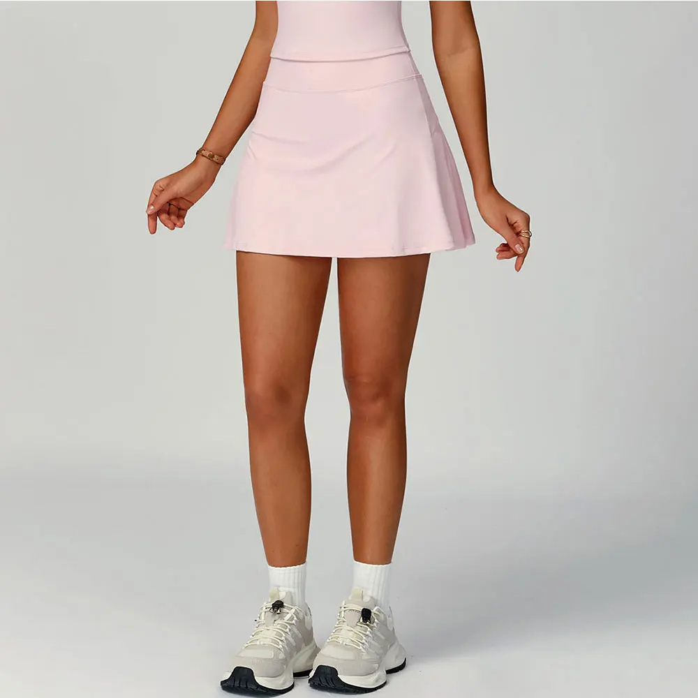 Yoga Shorts Summer New Slim Short Skirts Ultra Short Mini Skirts Gym Exercise Running Fitness Tennis Anti-Light Sports Skirts