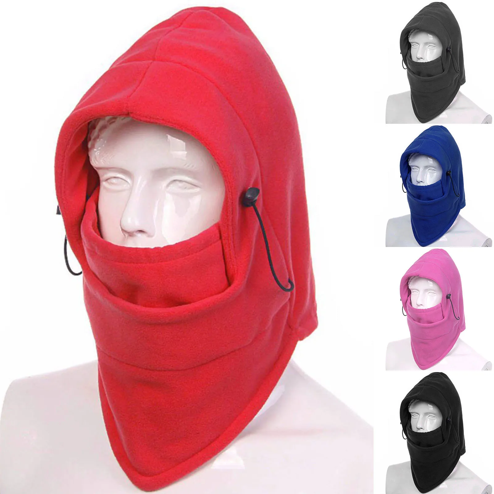 

Winter Hats Ski Mask Fleece Full Face For Outdoor Motorcycle Cycling Skiing, Windproof And Warm Winter Mask Outdoor Riding