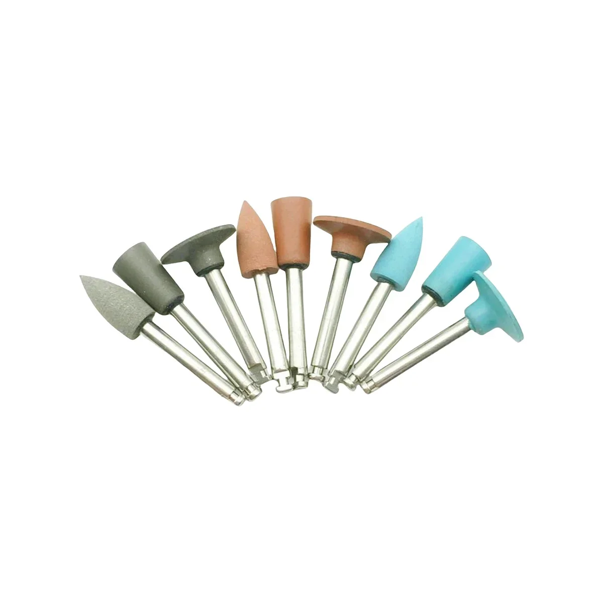 

9 шт./упак., стоматологические силиконовые шлифовальные головки, полировщик зубов для низкоскоростной машины, полировка, стоматологические инструменты, стоматологическая лаборатория RA0109