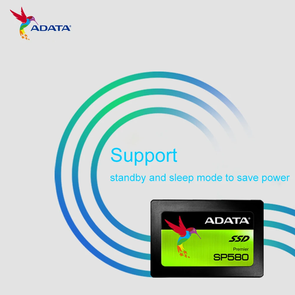 ADATA SP580 SATA SSD 120GBB 2.5 بوصة SATA 3 240GB قرص الحالة الصلبة الداخلي 480GB HDD القرص الصلب 960GB HD SSD لأجهزة الكمبيوتر المحمول