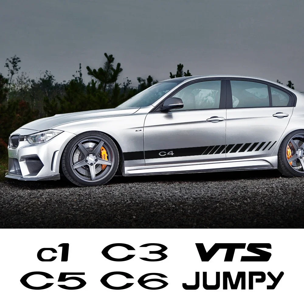 

Наклейки на боковые двери автомобиля для Citroen C4, C3, C1, C2, C4L, C5, C6, C8