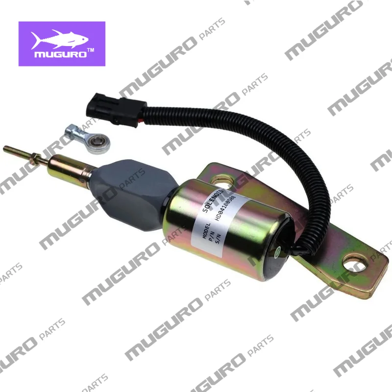 New 12V Fuel Shut Off Solenoid Valve 3991624 SA-4959-12 for 6BT 6B 6C 5.9L 8.3L R225-7 R220-5 Engine Vehicle Parts High Quality
