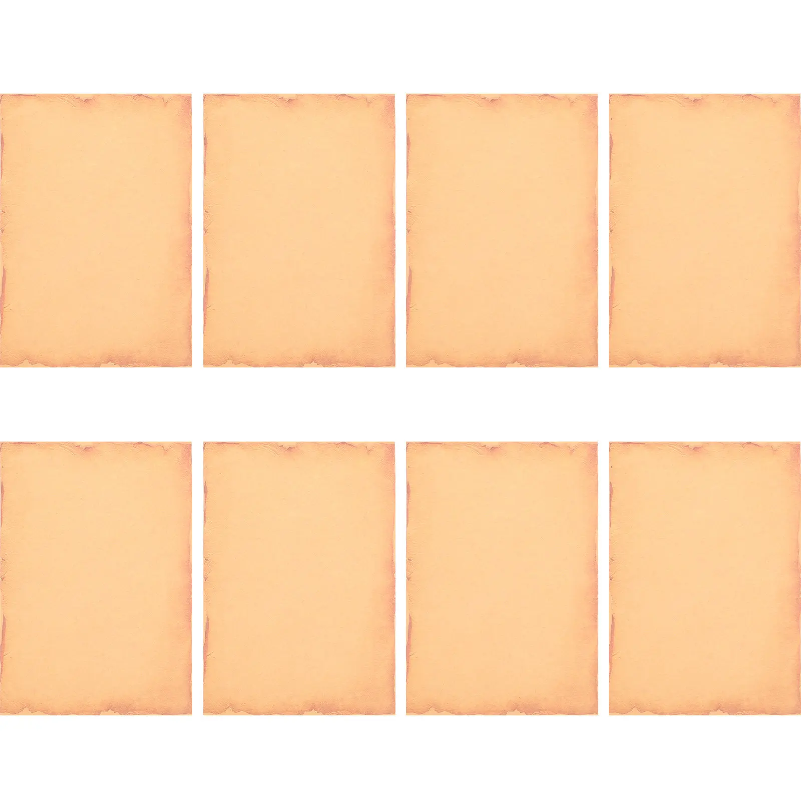 

8 Sheets Multi Use Letter Writing Paper Retro Texture Stationery for Greeting Cards Invitations Journaling Blank Sheets